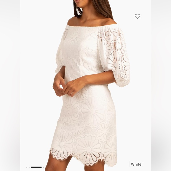 TRINA TURK White Sweet Dress Size 8, NWT - Picture 6 of 14